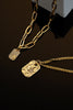 Collar doble con colgante chapado en oro de 18 quilates Never Out Of Reach