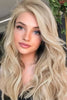 Peluca rubia con ondas