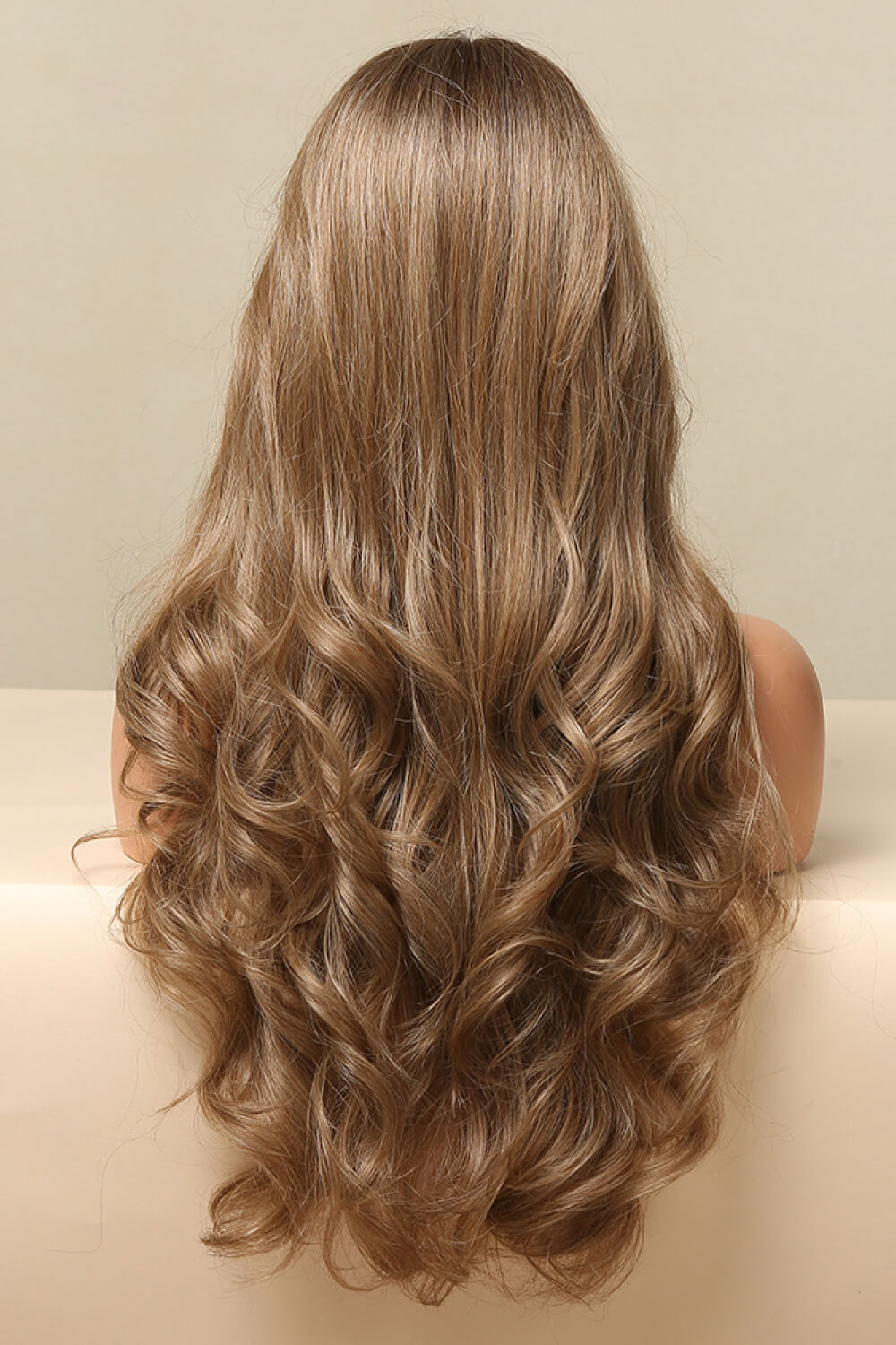 Peluca larga color Golden Brown